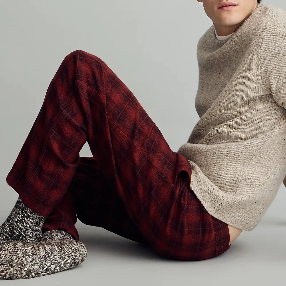 NEW / Madewell Flannel Pajama Pants - Picture 4 of 6